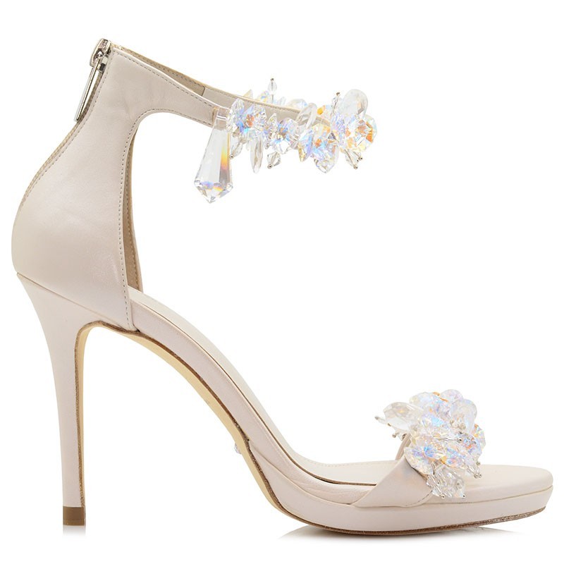 Bridal Sandals Ivory Leather