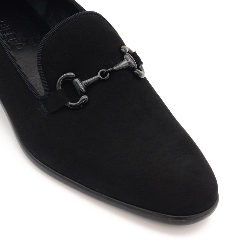 Ανδρικά Γαμπριάτικα Παπούτσια Μαύρα Δέρμα Καστόρι