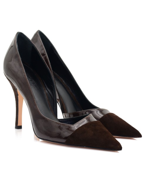 Women's Brown Leather Pumps