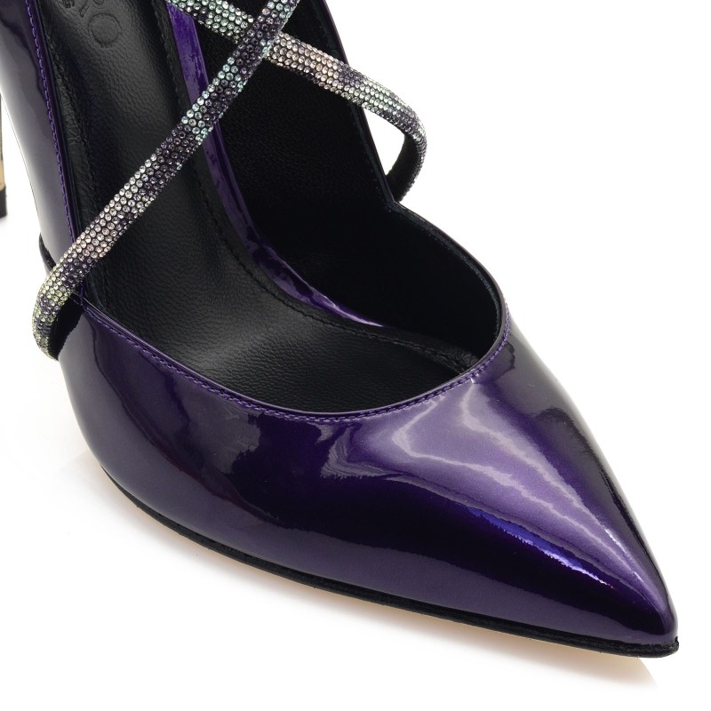 Purple Patent Leather Women's Pumps