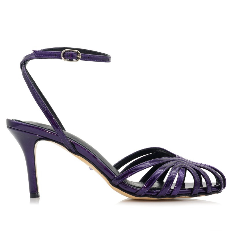 Women's Sandals Purple Patent Leather