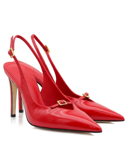 Women's Pumps Red Patent Leather
