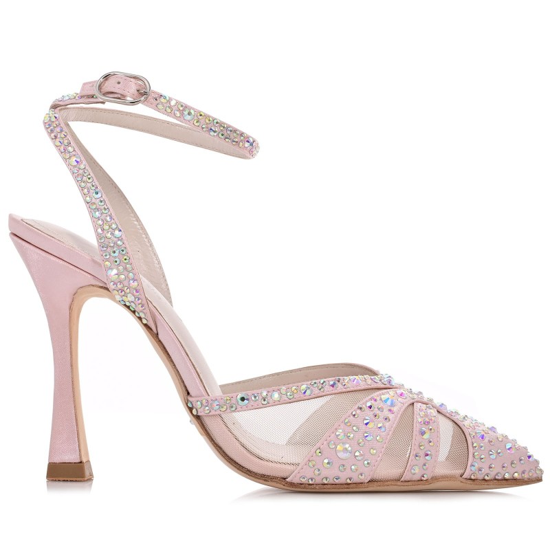 Bridal Pumps Pink Satin