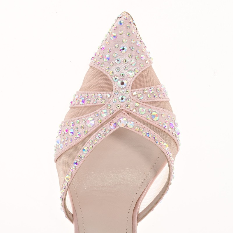 Bridal Pumps Pink Satin