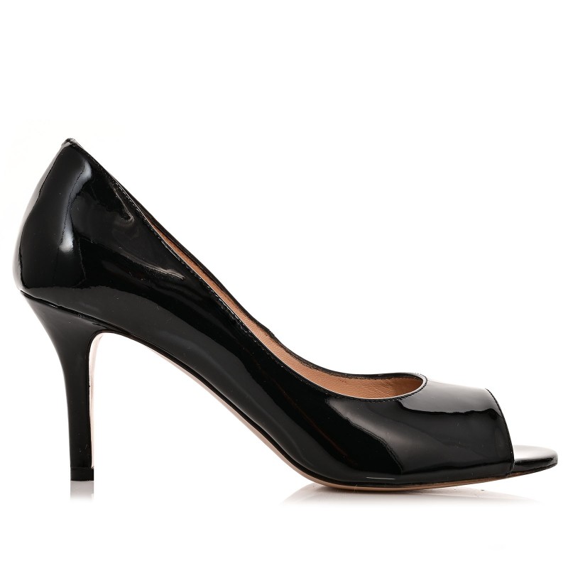 Women's Black Patent Leather Pumps