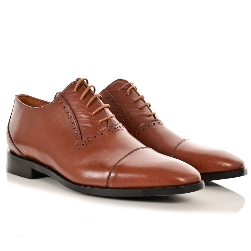 Brown Leather Men Shoes