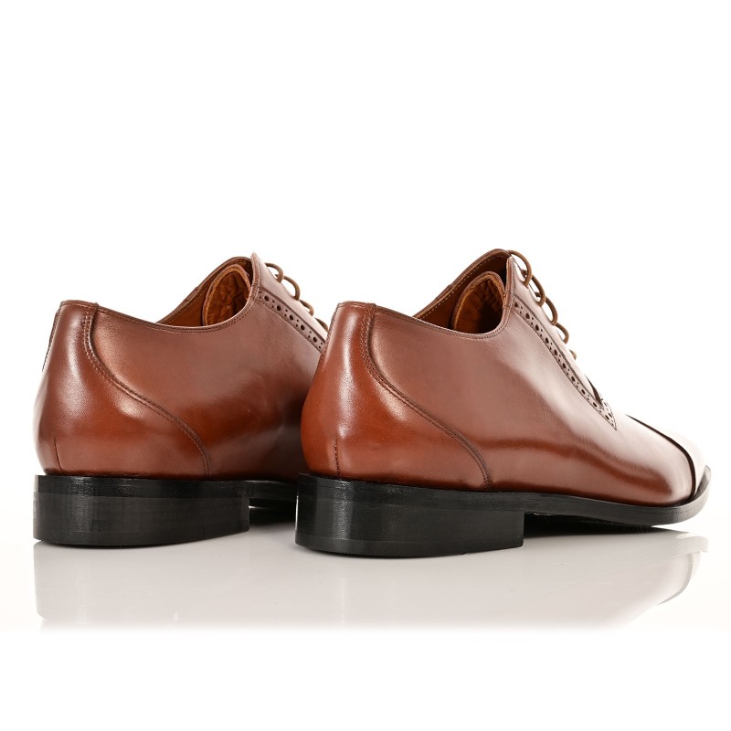 Brown Leather Men Shoes