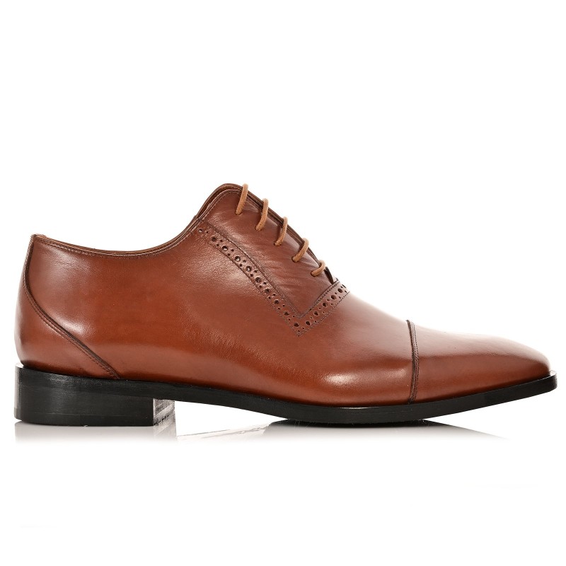 Brown Leather Men Shoes