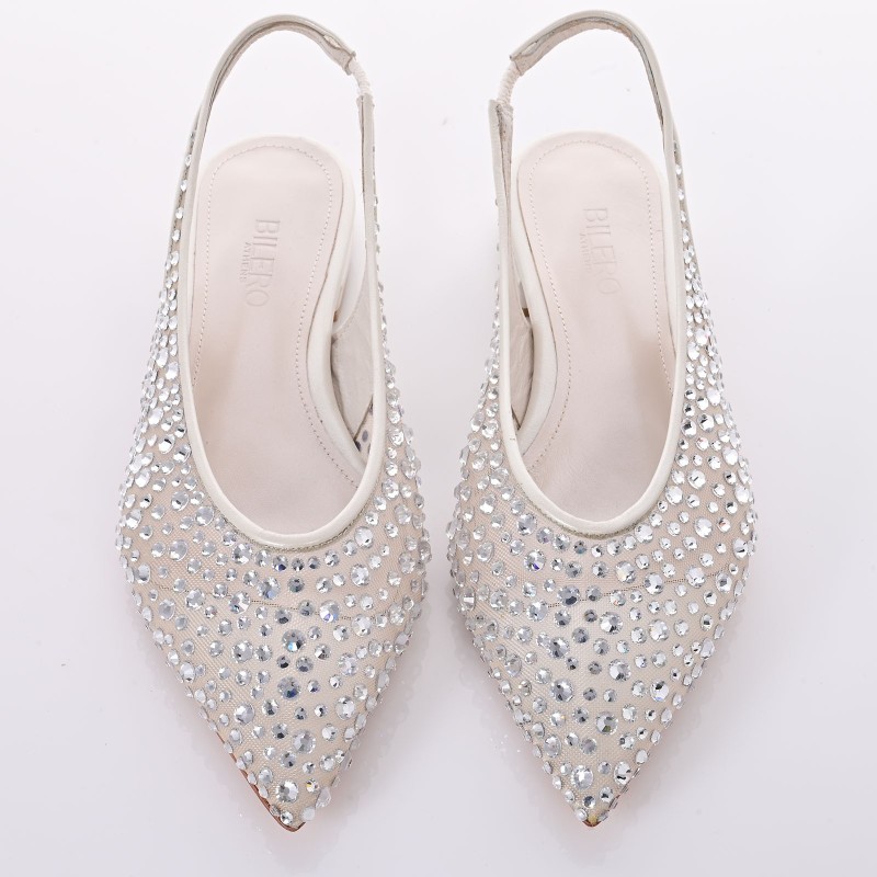 Ivory Flat Wedding Shoes