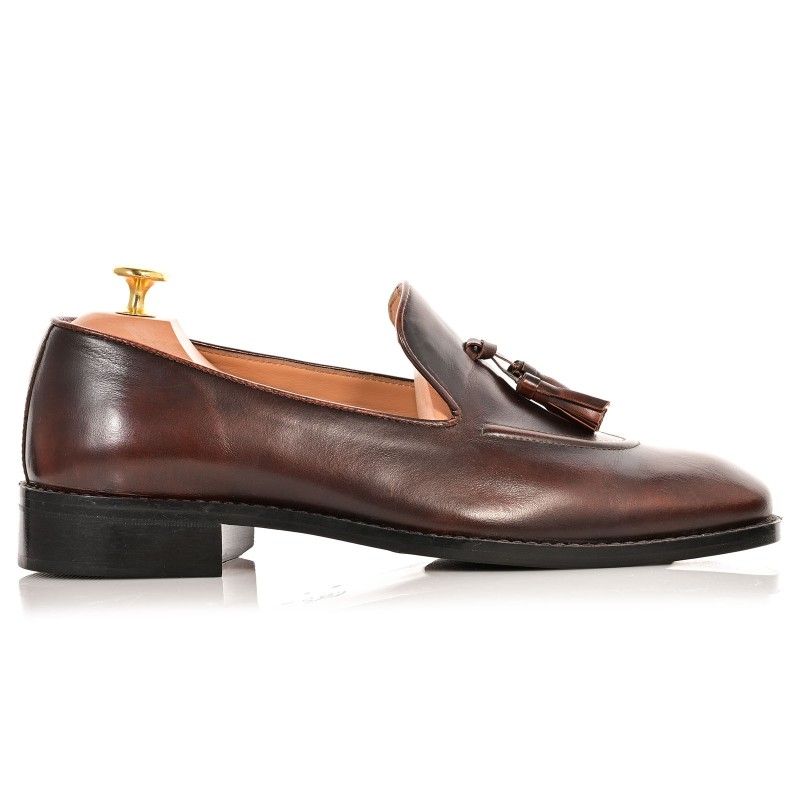 Men's Groom Shoes Brown Leather