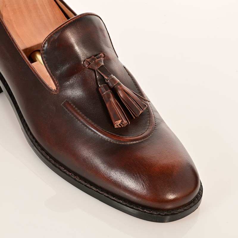 Men's Groom Shoes Brown Leather