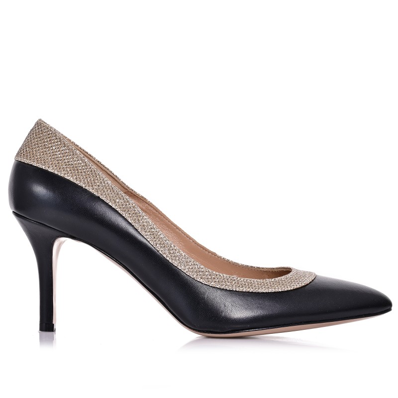Womens Pumps Black Leather