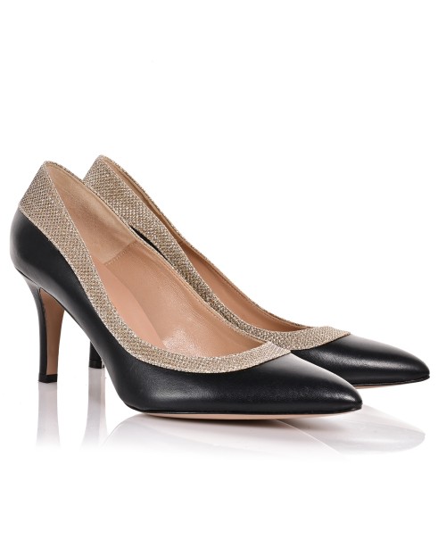 Womens Pumps Black Leather