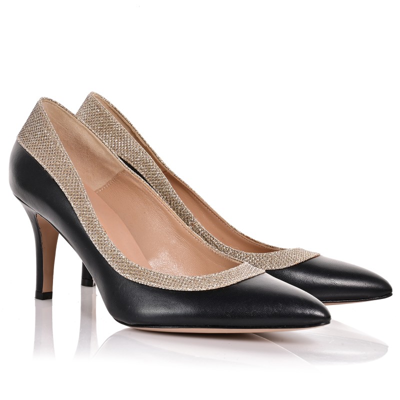 Womens Pumps Black Leather