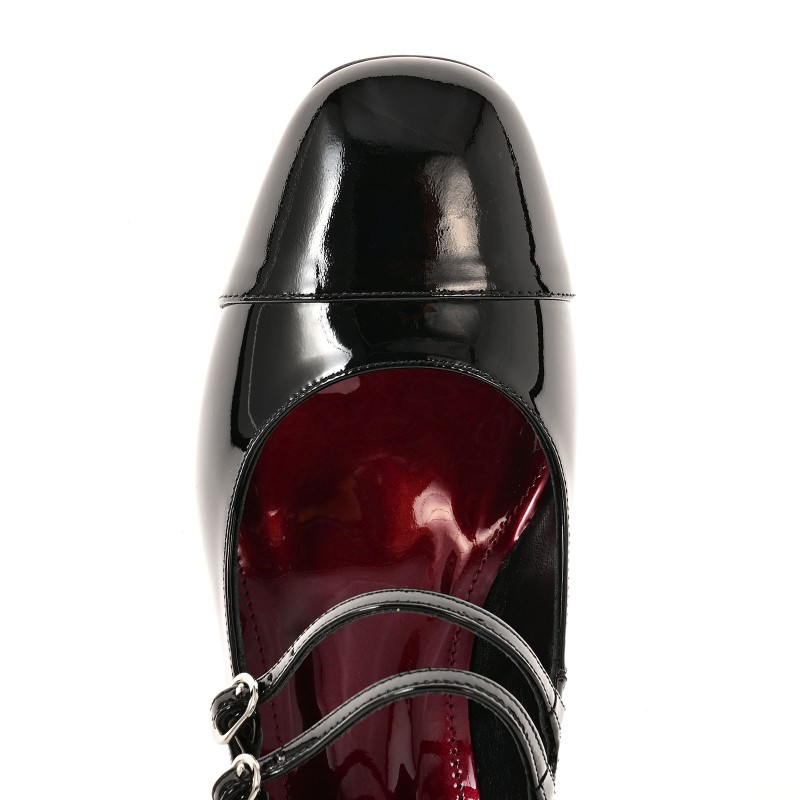 Women's Black Patent Leather Pumps