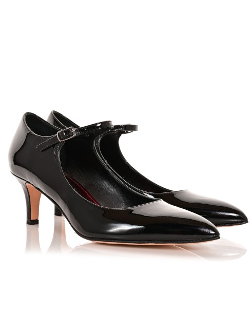 Women Black Patent Leather Pumps