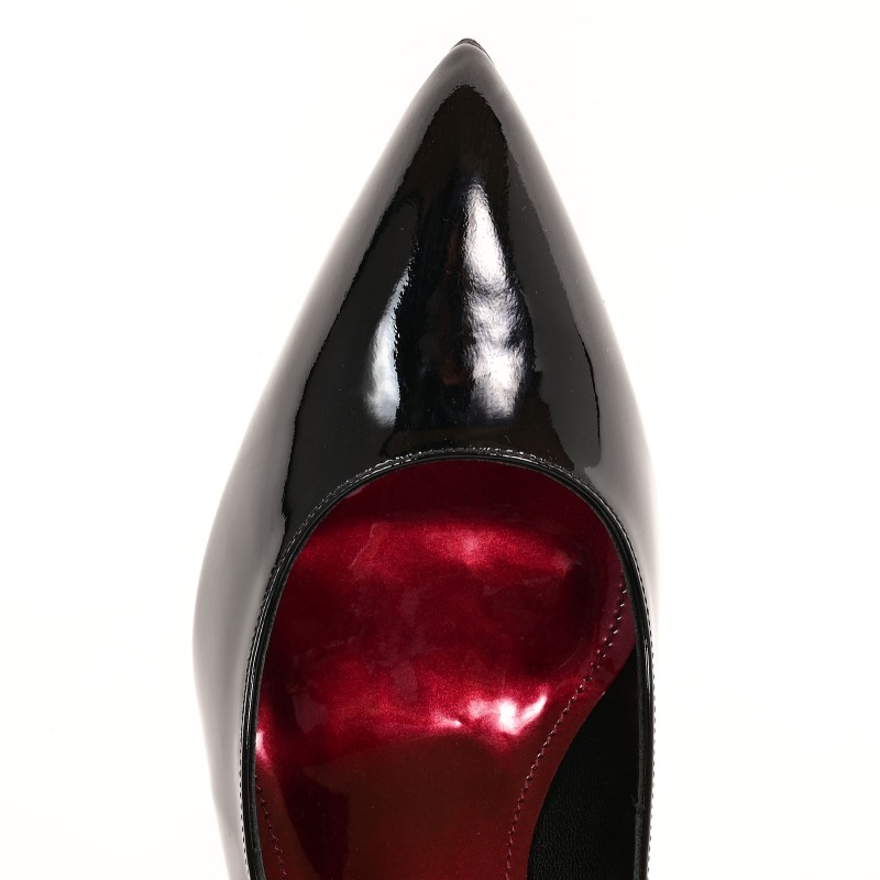 Women Black Patent Leather Pumps