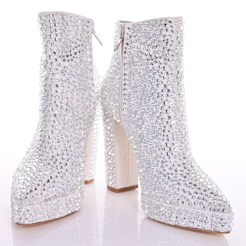 Women's Boots White Jeans