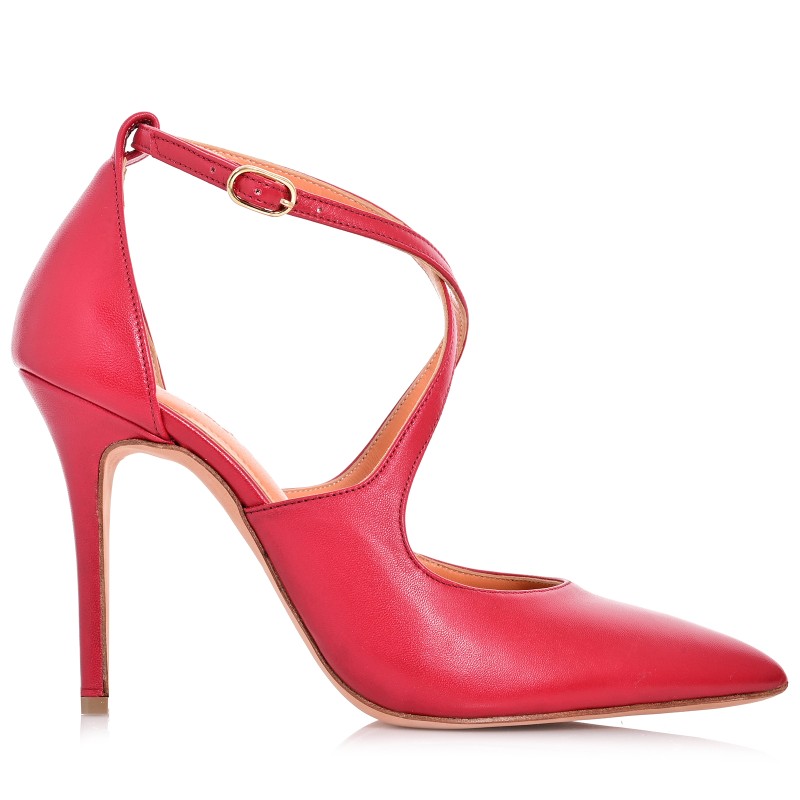 Women's Pumps Red Leather