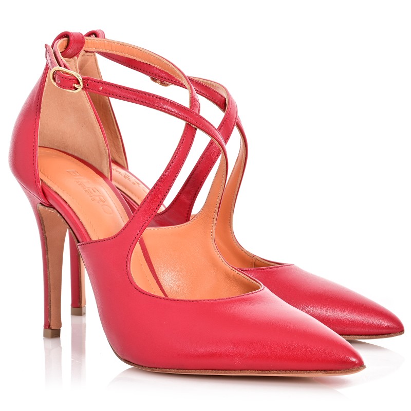 Women's Pumps Red Leather