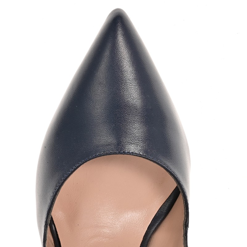 Women's Heels Blue Leather