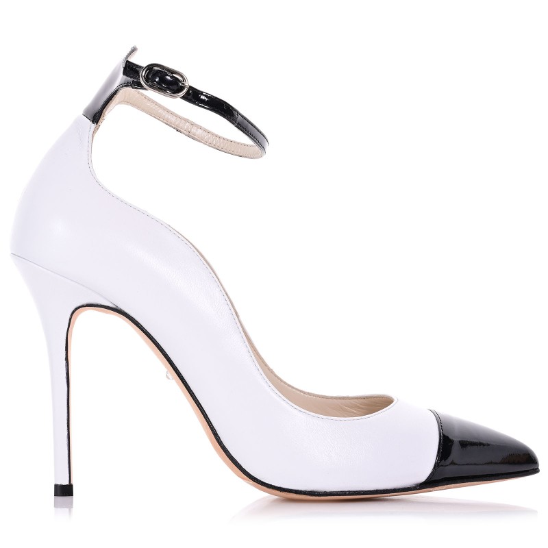 Women's Pumps White Leather