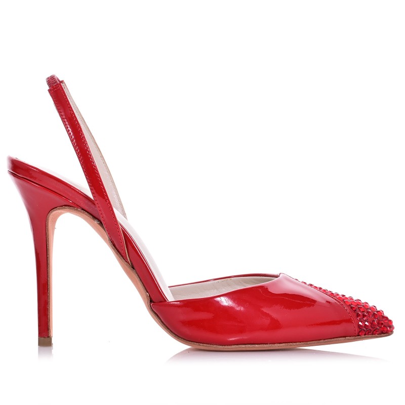 Women's Red Patent Leather Pumps