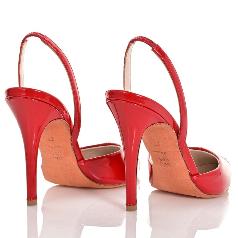 Women's Red Patent Leather Pumps
