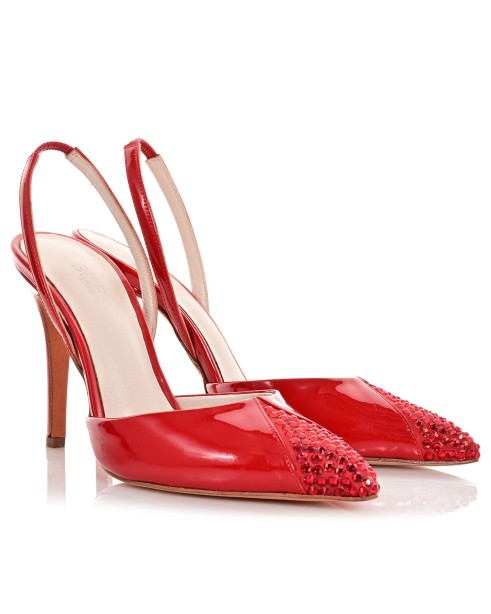 Women's Red Patent Leather Pumps