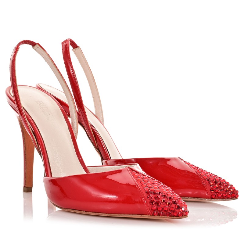Women's Red Patent Leather Pumps