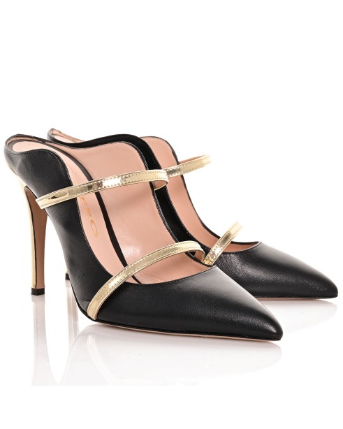 Women's Mules Black Leather