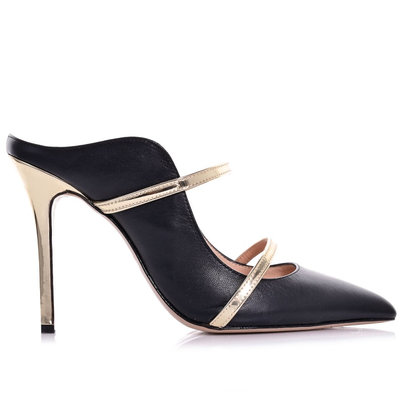 Women's Mules Black Leather