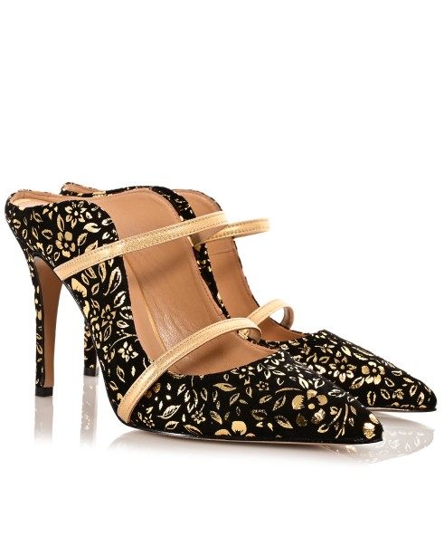 Women's Mules Floral Leather