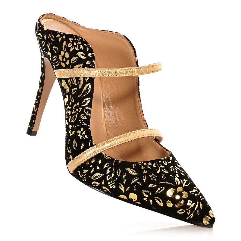 Women's Mules Floral Leather