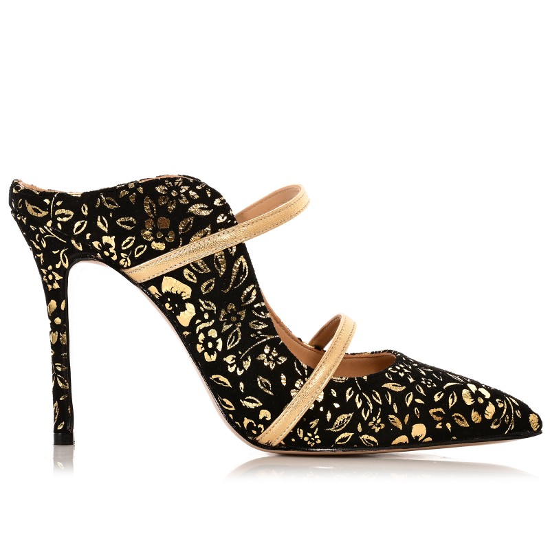 Women's Mules Floral Leather