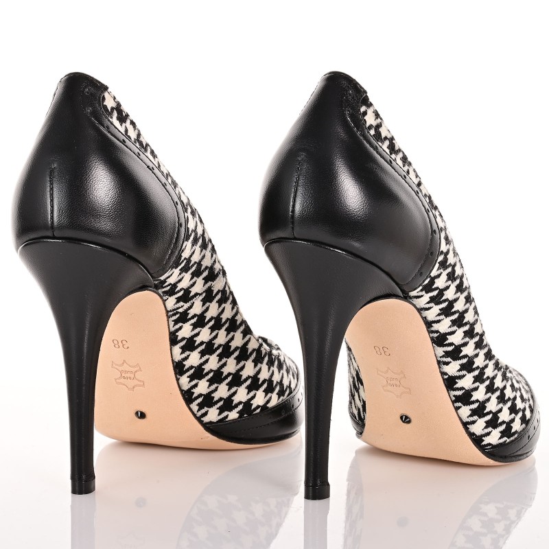 Women's Pumps Pied De Poule