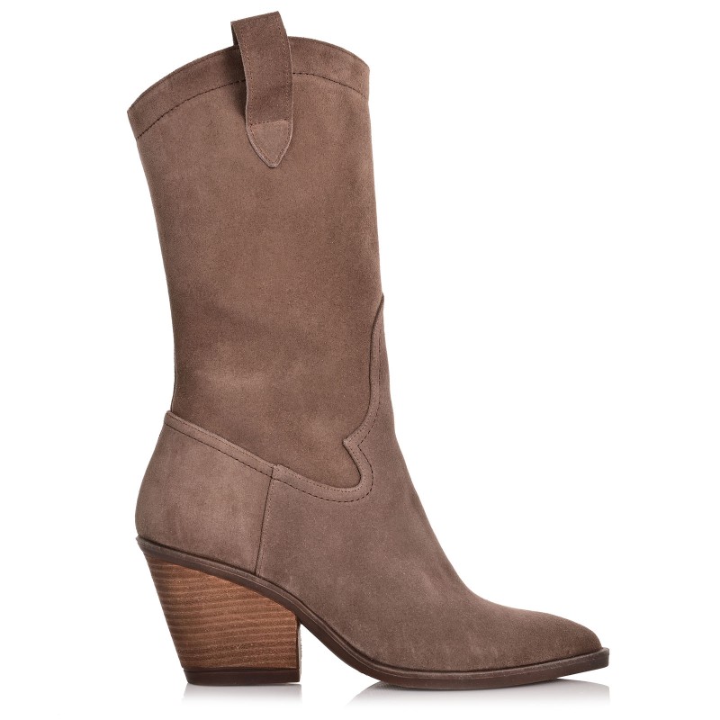 Women's Boots Taupe Suede
