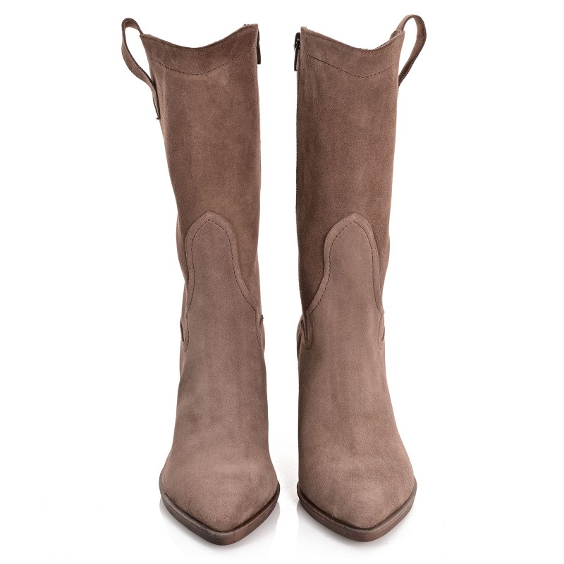 Women's Boots Taupe Suede
