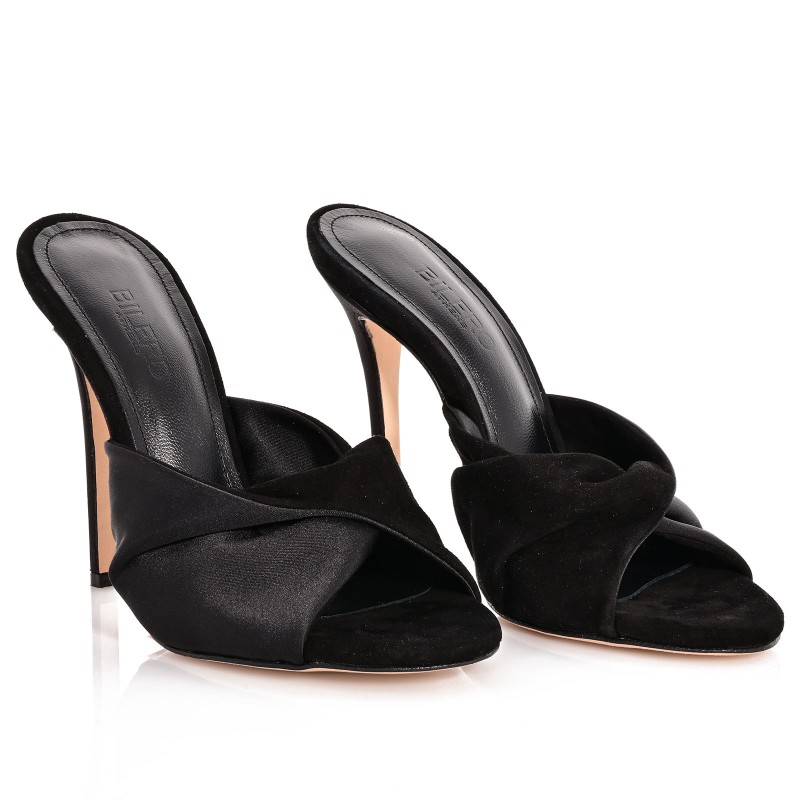 Women's Mules Black Leather