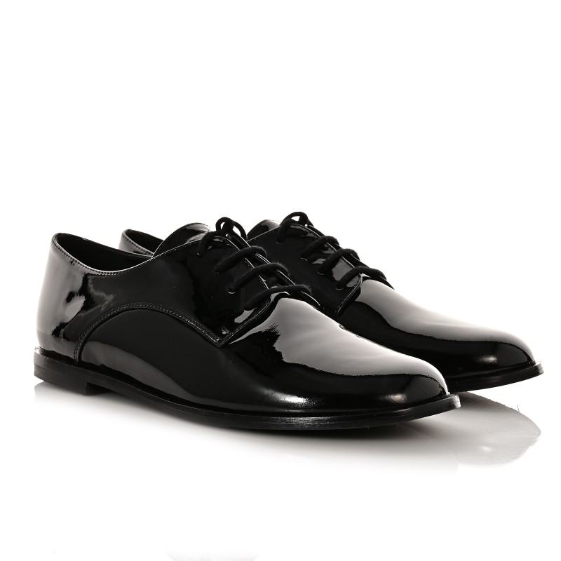 Women's Shoes Flats Black Patent Leather