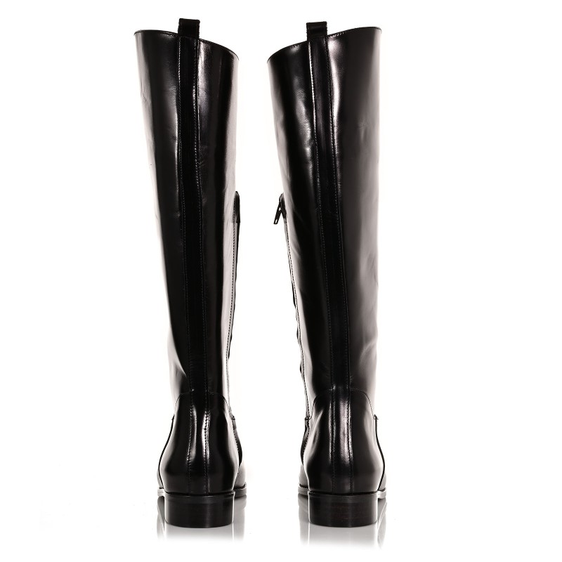 Women's Black Leather Boots