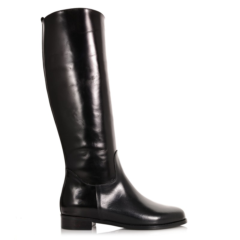 Women's Black Leather Boots
