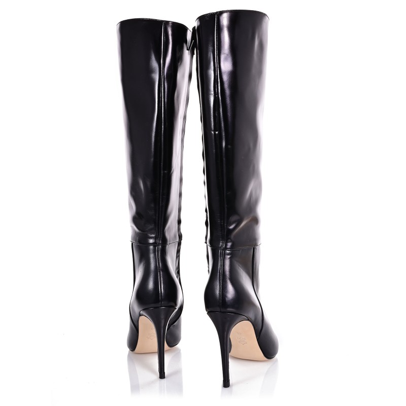 Women's Black Leather Boots