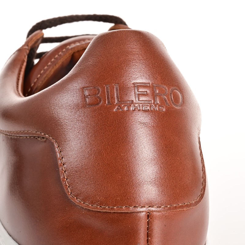 Men Sneakers Camel Leather