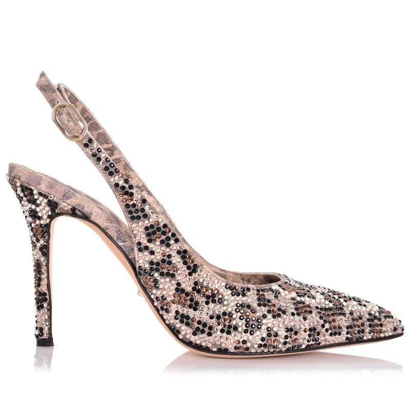 Women's Leopard Leather Pumps
