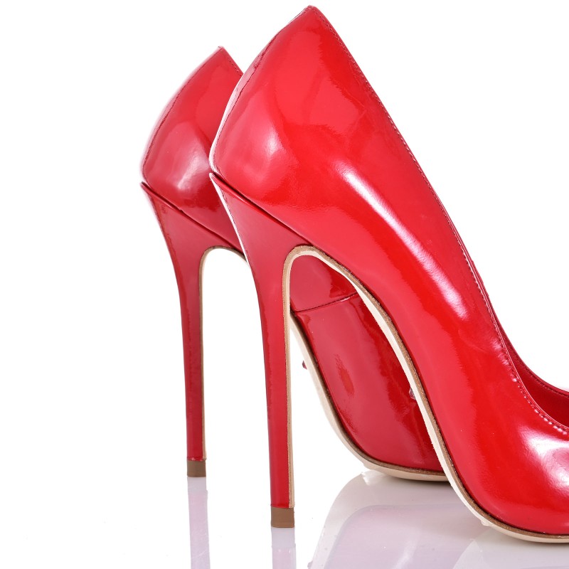 Women's Heels Red Patent Leather
