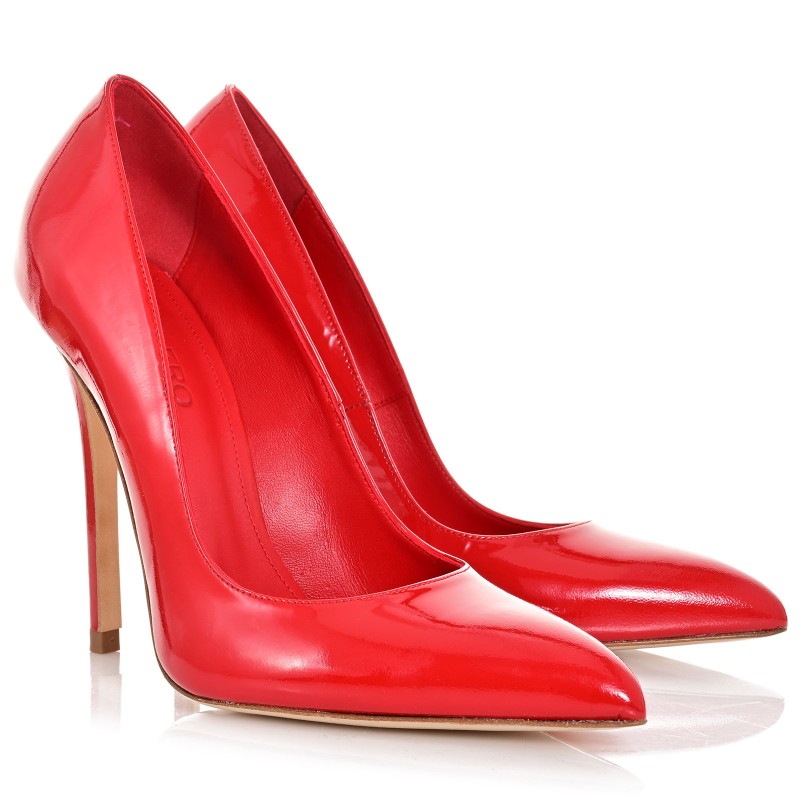 Women's Heels Red Patent Leather