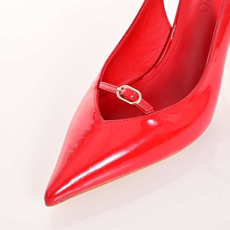 Women's Pumps Red Patent Leather