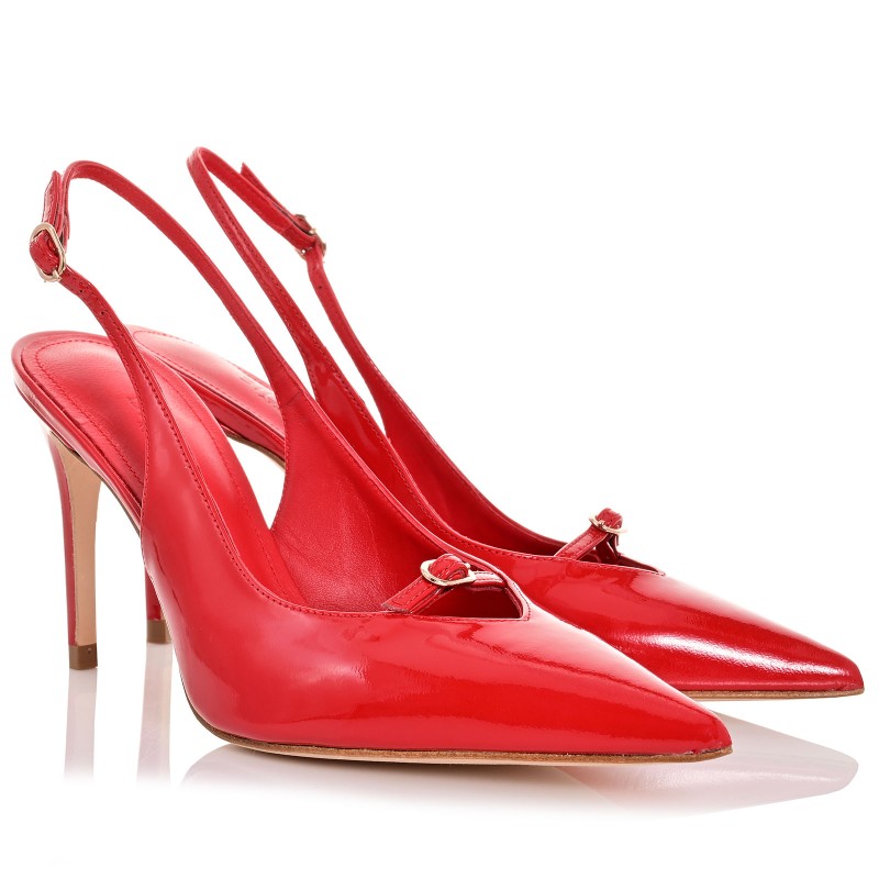 Women's Pumps Red Patent Leather