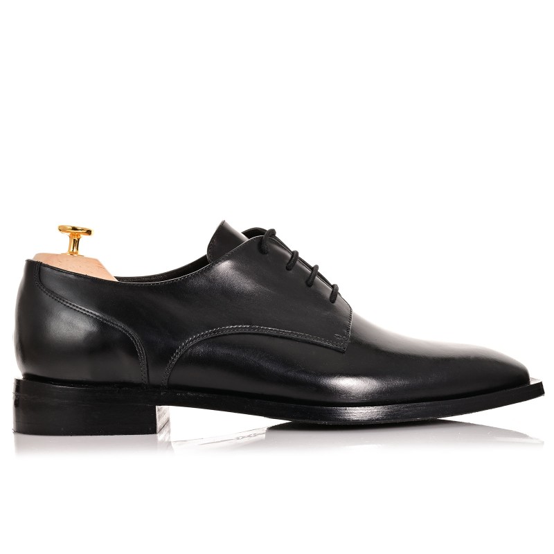Black Leather Men's Shoes